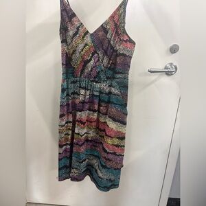 Yumi Kim Colorful Striped Midi Dress